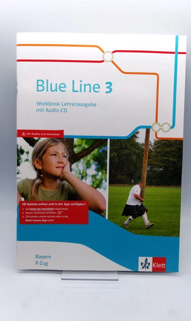 BLUE LINE 3 RZug Workbook Lehrerausgabe mit AudioCD Klasse 7 EUR 34