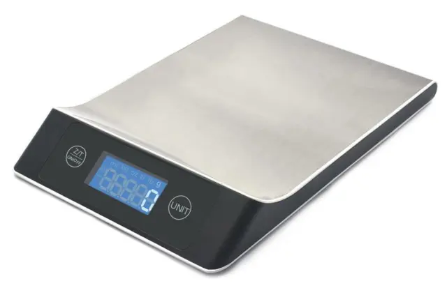 Escala digital de cocina de acero inoxidable 11 libras electrónica envío rápido b68
