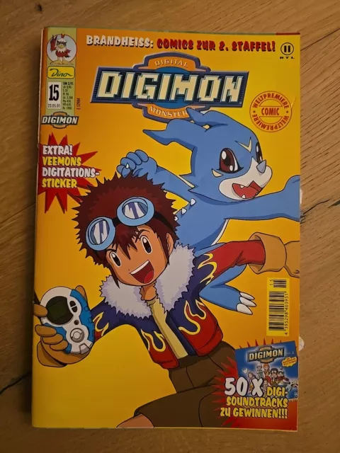 Digimon Comic, Heft Nr. 15 | ohne Extras | Dino Verlag, 2001