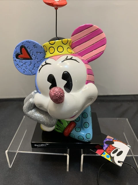 Enesco Disney by Britto Minnie Bust Figurine， 7.25-Inch