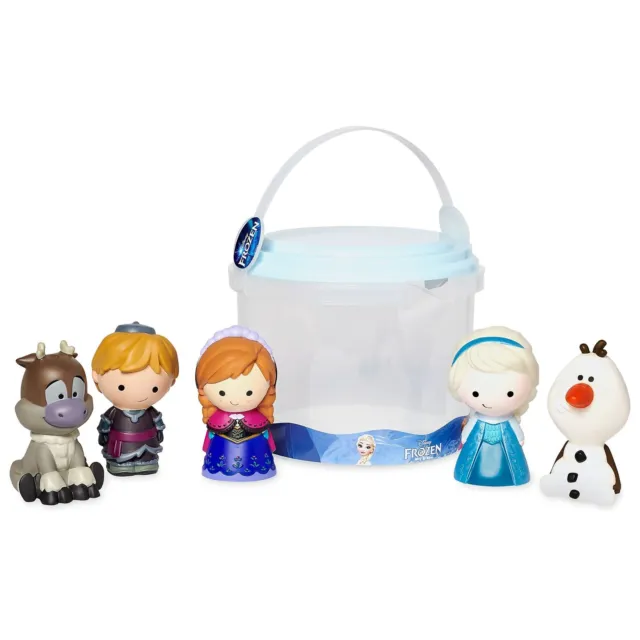 Disney Frozen Bath Toy Set and Container Elsa Anna Water Paddling Pool 11cm/4.3"