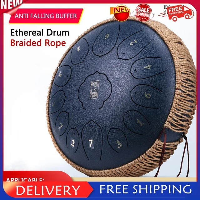 Handmade Handpan Decoration Woven Rattan Rope Steel Tongue Drum Braided Ropes