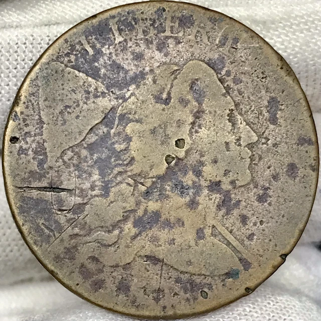1794 1C Liberty Cap / Flowing Hair Large Cent ||| Full Edge Lettering, Rare!!