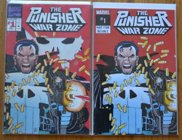 The Punisher War Zone# 1 Signed By John Romita Jr.- Marvel Comics