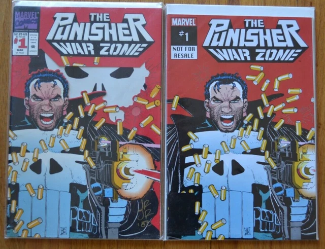 The Punisher War Zone# 1 Signed By John Romita Jr.- Marvel Comics