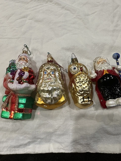 Vintage Four Christopher Radio Christmas Ornaments