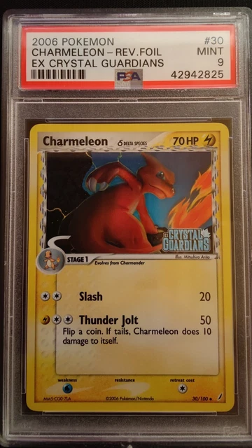 EX CRYSTAL GUARDIANS Charmeleon Glutexo Reverse Foil PSA 9 ex-crystal-guardians-charmeleon-glutexo-reverse-foil-psa-9