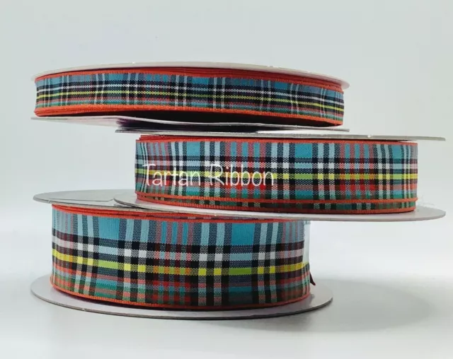 Anderson Tartan Ribbon~10mm/16mm/25mm~1,3,5 or 10 metres or Full 25 metre roll