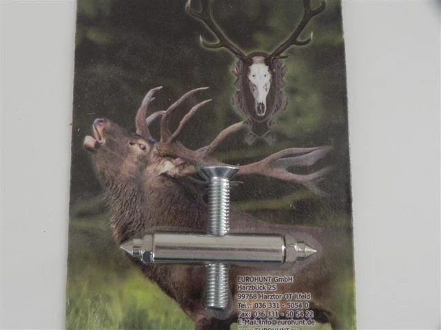 Trophäenhalter Metal Blister Paquete Eurohunt para Ciervo Rojo Ciervo 2