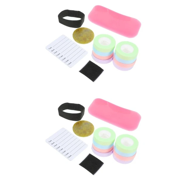 22 PC Kit de extensión de pestañas Pegamento pestañas Cintas Eyelash Silicon Pad Lash