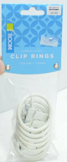Umbra Rib Ball Clip Rings 1 3/8" (7 Piece)