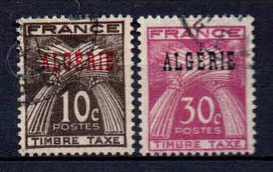 Algérie - Colonie Française - 1947  - Tb Taxe N° 33/34 - Oblit- Used