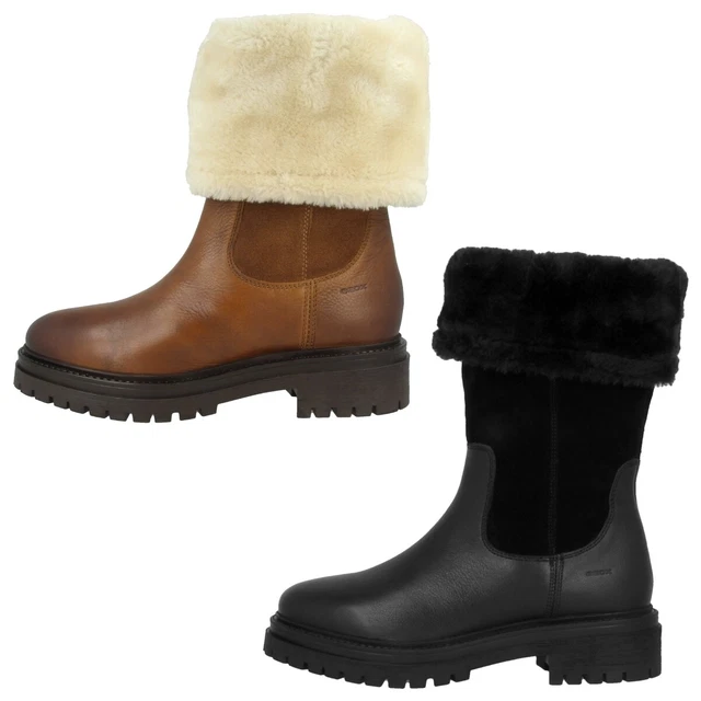 GEOX D Iridea M Femmes Bottes Bottines Chaussures D'Hiver Bottes D'Hiver