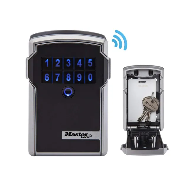 MASTER LOCK Smart Connected Key Safe Wall Mounted, Bluetooth or Combination L...