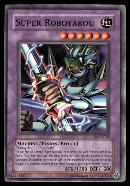 YuGiOh Legacy Of Darkness | Carta Super Roboyarou LOD-074 Comune