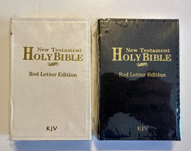 Holy Bible Pocket Miniature New Testament KJV Red Letter Edition LOT OF 10