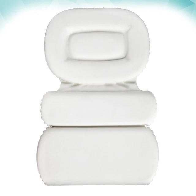 Cuscino da bagno tripieghevole schiuma cuscino da bagno bambini vasca gonfiabile cuscino da bagno bianco