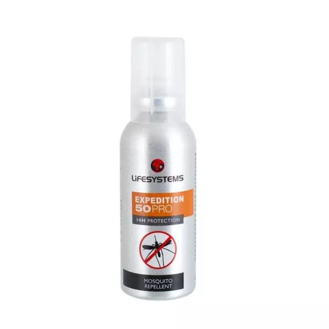 Lifesystems Expedition 50 Pro 50ml Mosquito Repellent x 2