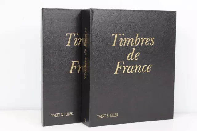 France, 2 Albums Yvert Et Tellier  1982-2002  Pour Ranger Timbres/Blocs/Carnets