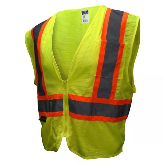 Ansi Class 2 Mesh High Visibility Reflective Road Work Construction Safety Vest