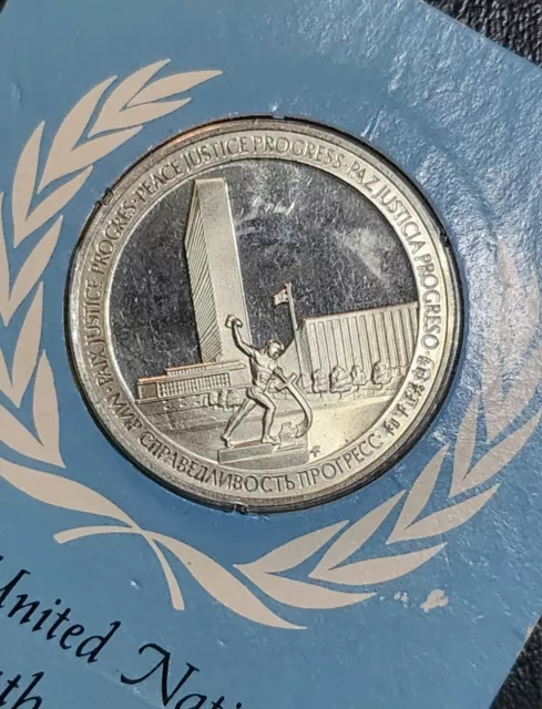 United Nations 25TH Anniversary STERLING SILVER Medal