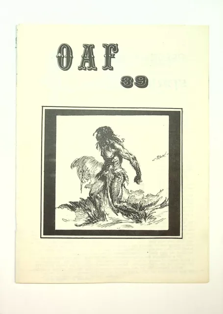 OAF Fanzine #39 FN/VF 7.0 1972
