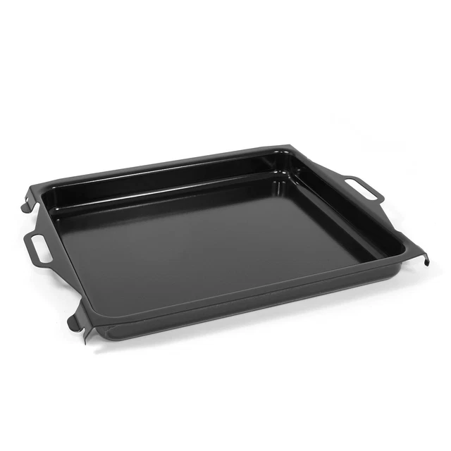 Stahlpfanne emailliert für 2/3-flammige Gasgrill Gasbräter Gastro STPEM2/3