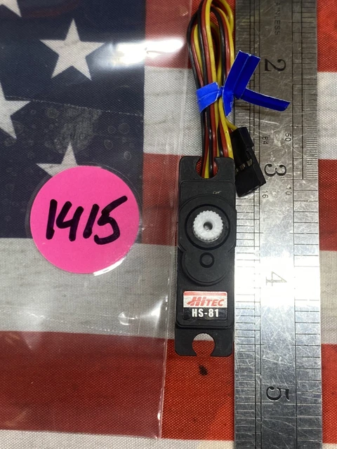 Hitec HS-81 Micro Servo PreOwned/Bench Tested Works USA Shipped