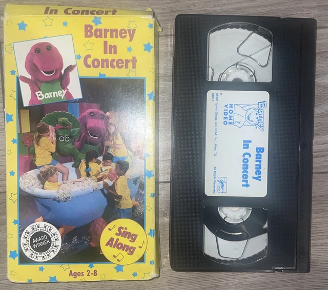 Barney Barney In Concert Vhs 1990 Sing Along Songs Video Tape 7 Barney Barney In Concert Vhs 1990 Sing Along Songs Video Tape 7