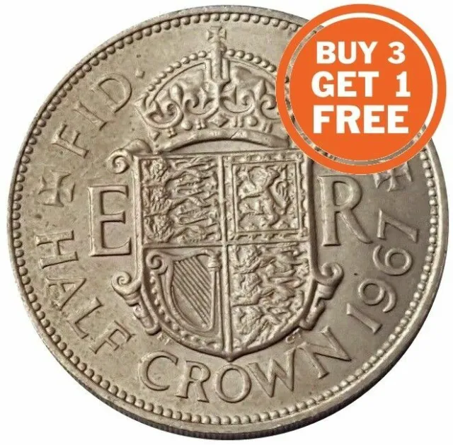 Half Crown Elizabeth 2Nd Coin Choice Of Year 1953 To 1967