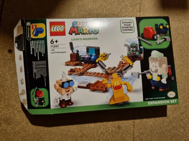 LEGO SUPER MARIO: Luigi’s Mansion Lab and Poltergust Set (71397) EMPTY ...
