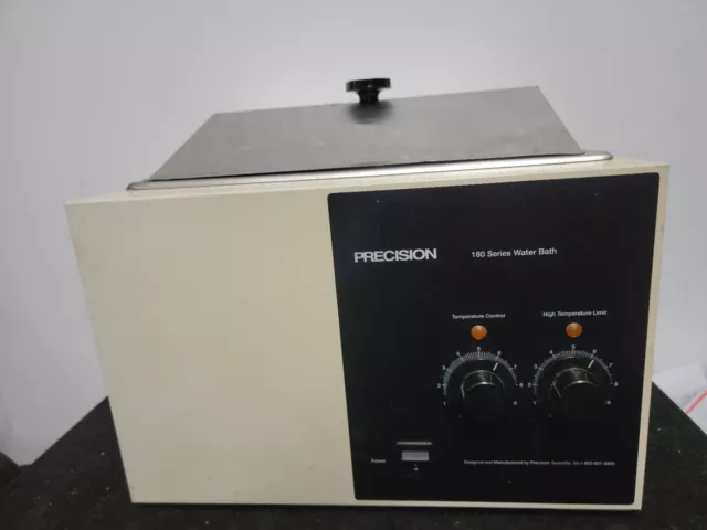 Large 3.75 Gallon Precision Scientific 180 Series Water Bath 51220060 W/Cover