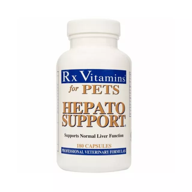 Rx Vitamins Hepato Support for Dogs & Cats - Milk Thistle Supplement for Pets -