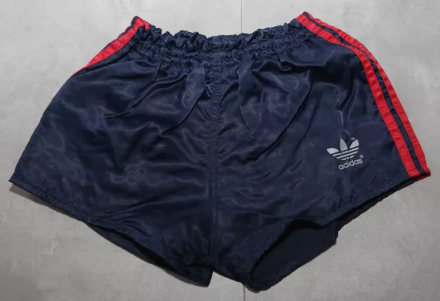 Pantaloncini Adidas oldschool secchi vintage jogging corsa blu made west germany Pantaloncini Adidas oldschool secchi vintage jogging corsa blu made west germany