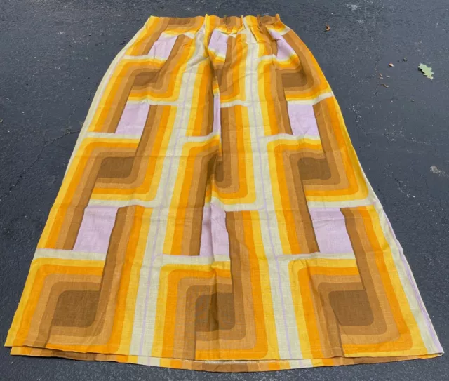 Vintage Kaufman Pierre Cardin Curtains Textile Fabric Mid Century Modern Tissu