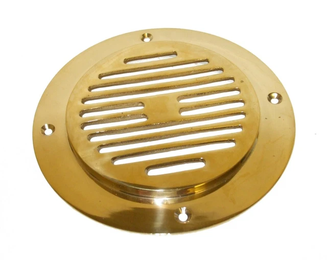 Housse Ventilation Grille Type B - Poli Laiton 152mm x 10mm N73020R