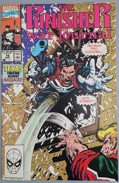 The Punisher: War Journal Issue # 16 Vol 1 Marvel Comics 1990