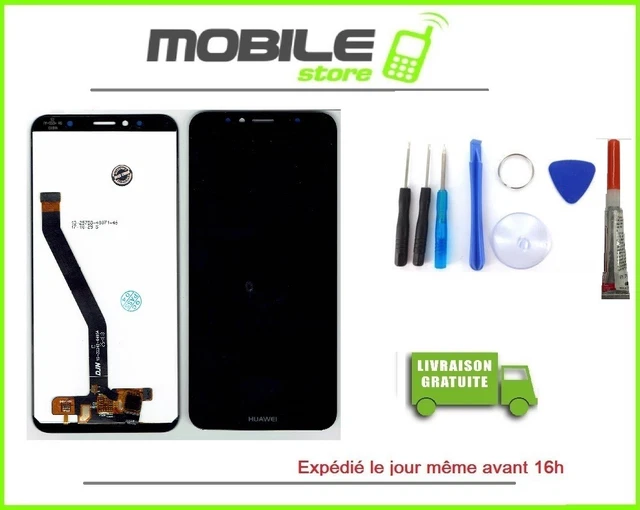 Écran LCD + Vitre Tactile + Chassis Pour Huawei Y6-2 (CAM-L23) - Noir, Neuf, Garantie 3 Mois