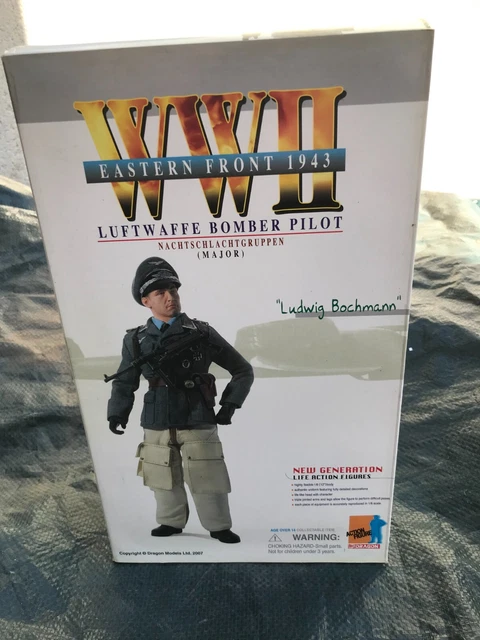 Figurine 1:32 Pilote Luftwaffe WW2 - Modèle Militaire, échelle 1:48, Neuf