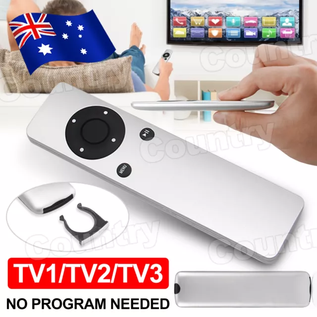 Replacement Universal Infrared Remote Control Compatible For AppleTV1/TV2/TV3 AU