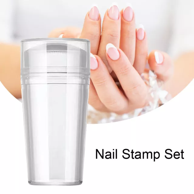 Buy 6 Pcs French Tip Nail Art Stamper Clear Silicone Nail Stamp Jelly with  Nail Scrapers and Replaceable Stamper Heads Soft Nail Stamping Kit DIY Nail  Art Tools Online at Low Prices