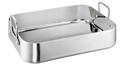 Schulte-Ufer Bratreine 35 cm Delicado Edelstahl induktionsgeeignet ofenfest