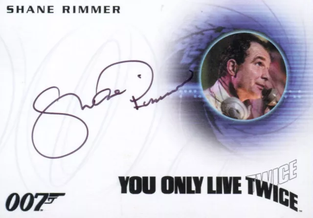 James Bond Archives 2015 Edition Shane Rimmer Autograph Card A279