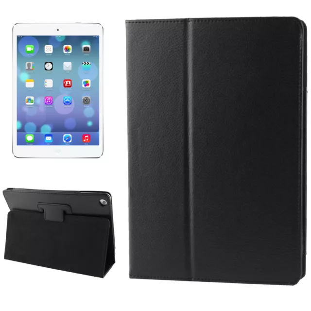 iPad Air 1 Premium PRO Smart Cover Schutz Hülle Case Kunstleder Schwarz