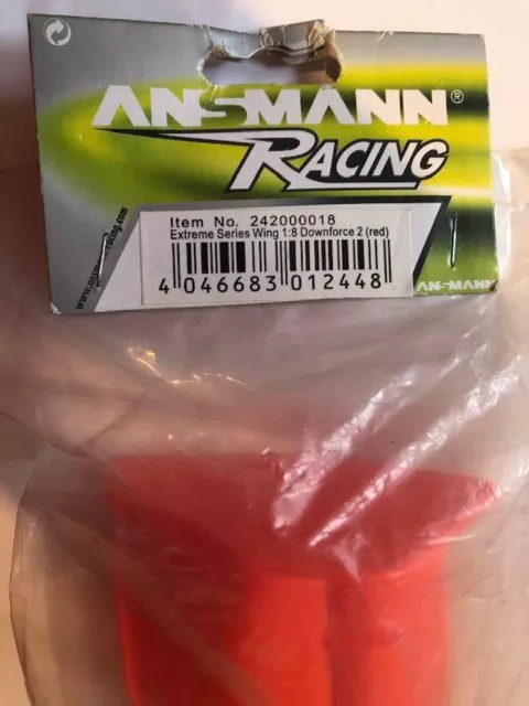 1/8Th Rc Buggy Racing Nitro Rear Wing By Ansmann Racing 242000018