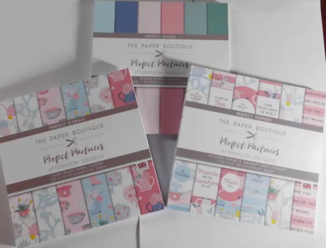 Paper Boutique Perfect Partners Afternoon Delights paper pads