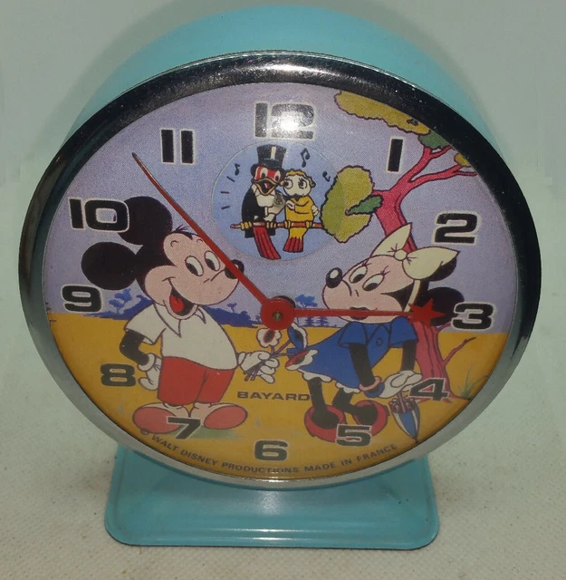 réveil bayard animé Mickey et Minie