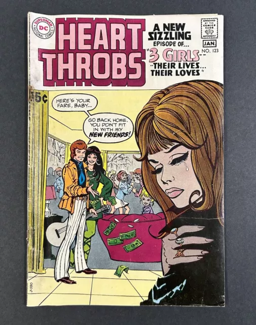 Heart Throbs #123 DC Comics Silver Age Romance 1969
