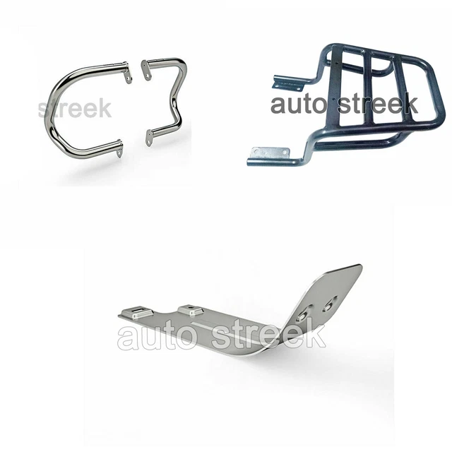 ROYAL ENFIELD TWINS Interceptor & GT 650 Rear Rack, Engine Guard