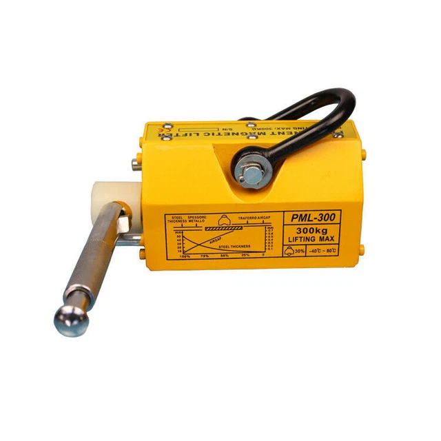 Nuova gru magnete sollevatore magnetico resistente 660 libbre 300 kg sollevamento acciaio Nuova gru magnete sollevatore magnetico resistente 660 libbre 300 kg sollevamento acciaio